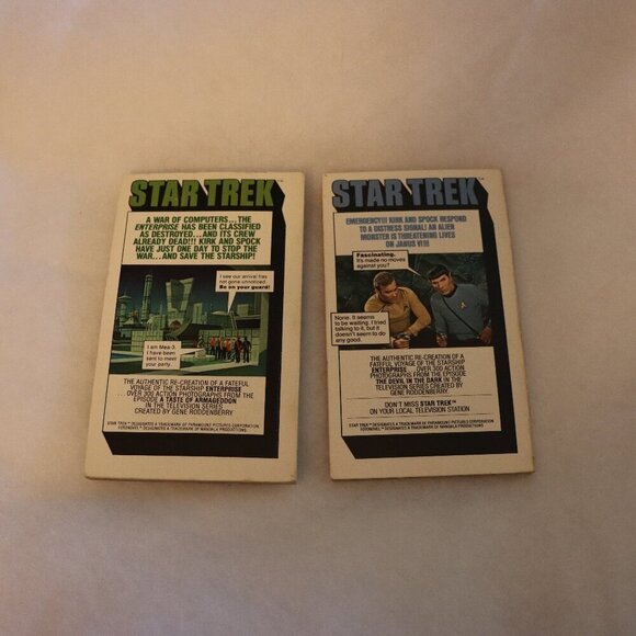 Star Trek Star Trek Fotonovel Number 4 and 9,  paperback book - Picture 4 of 4